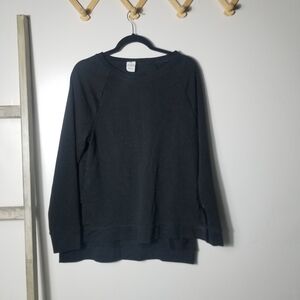 AVIA WOMEN'S BLACK TUNIC SWEATSHIRT SIZE MEDIUM